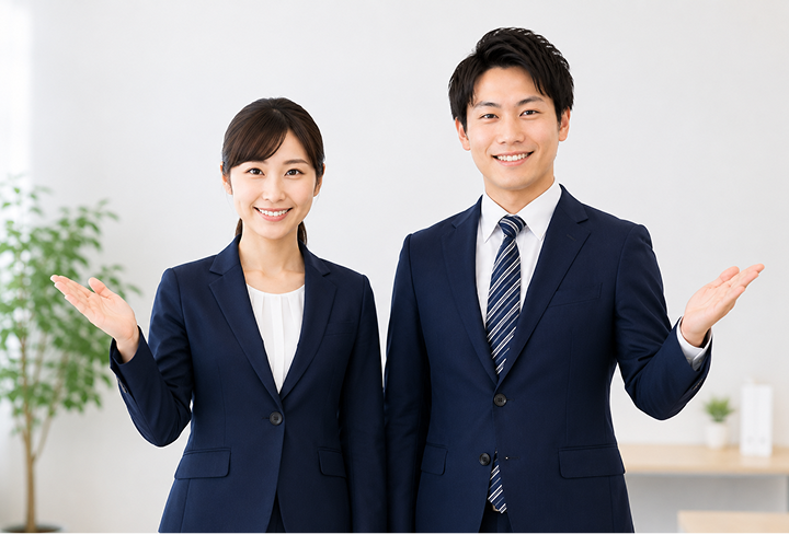 まずは会社説明を兼ねた面談にお越しください